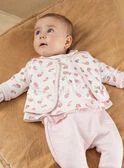Veste Réversible Rose Bébé Fille