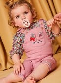 Salopette En Twill Rose