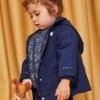 Manteau à Capuche 2 En 1 Bleu Marine -Mini Chic Soldes 22H1BFG1PAR 070 1