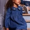Robe Fluide En Denim -Mini Chic Soldes 22H2PFE1ROB P274 1