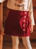 Jupe Courte En Velours Côtelé