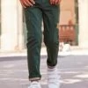 Pantalon Denim Vert -Mini Chic Soldes 22H3PGE3PAN G608 1