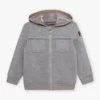 Gilet à Capuche Gris -Mini Chic Soldes 22H3PGF1GIL J922 11