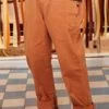 Pantalon Droit Camel