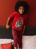 Pyjama De Noël En Velours Thème Sapin