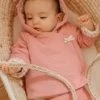 Veste à Capuche En Tubique Rose Clair 2 Veste à Capuche En Tubique Rose Clair -Mini Chic Soldes 23E0CF61VES D332 1