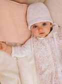 Grenouillère Et Bonnet De Naissance Blanc à Imprimé à Fleurs 4 Grenouillère Et Bonnet De Naissance Blanc à Imprimé à Fleurs – Image 2