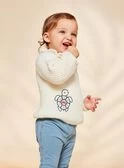 Pull écru En Tricot Avec Tortues