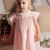 Robe Rose En Popeline -Mini Chic Soldes 23E1BFI2ROB D320 1