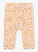 Pantalon écru Et Orange En Popeline à Imprimé Feuilles Et Fruits 6 Pantalon écru Et Orange En Popeline à Imprimé Feuilles Et Fruits – Image 4