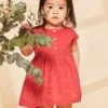 Robe Bi-matière Coquelicot -Mini Chic Soldes 23E1BFQ1ROB F505 1