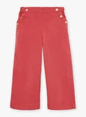 Pantalon Rouge Wide Legs