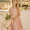 Robe Rose à Paillettes -Mini Chic Soldes 23E2PFE2ROB D333 1