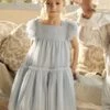 Robe Bleu Ciel En Tulle Pailletée 1 Robe Bleu Ciel En Tulle Pailletée -Mini Chic Soldes 23E2PFF4ROB 020 1