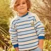 Pull à Rayures Bleu Et Vanille -Mini Chic Soldes 23E3PG81PUL 020 1