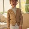 Gilet Beige -Mini Chic Soldes 23E3PGI1GIL 806 1