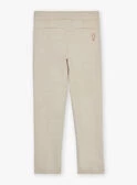 Pantalon Beige En Lin 6 Pantalon Beige En Lin – Image 4