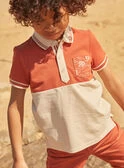 Polo Bicolore à Manches Courtes
