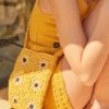 Sac Besace En Crochet Jaune Moutarde