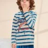Ensemble Pyjama Bleu Foncé En Velours à Rayures Avec Tigre -Mini Chic Soldes 23E5PG21PYJ 202 1