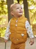 Doudoune Sans Manche Ambre Jaune Réversible