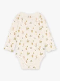 Body écru Côtelé à Imprimé Animaux Fantaisie 7 Body écru Côtelé à Imprimé Animaux Fantaisie – Image 5