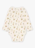 Body écru Côtelé à Imprimé Animaux Fantaisie 8 Body écru Côtelé à Imprimé Animaux Fantaisie – Image 6