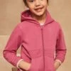 Sweat à Capuche En Molleton Rose -Mini Chic Soldes 23H2PFE1JGH 302 1