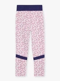 Legging Bleu Marine Et Lilas à Imprimé Fleuri 7 Legging Bleu Marine Et Lilas à Imprimé Fleuri – Image 5