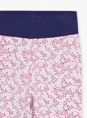 Legging Bleu Marine Et Lilas à Imprimé Fleuri 8 Legging Bleu Marine Et Lilas à Imprimé Fleuri – Image 6