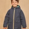 Parka Bleu Nuit -Mini Chic Soldes 23H3PG42PAR C205 1