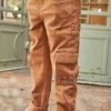 Pantalon Cargo Caramel -Mini Chic Soldes 23H3PG71PAN 420 1