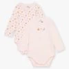 2 Bodies Blush En Coton Bio à Imprimé Et à Motifs étoiles, Lunes, Arc-en-ciel Et Fleuri -Mini Chic Soldes 23H5BF32BDL D300 11