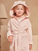 Peignoir à Capuche En éponge Rose