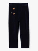 Pyjama Bleu Marine En Velours 6 Pyjama Bleu Marine En Velours – Image 4