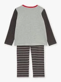 Pyjama Gris Chiné En Molleton Gratté Et Jersey 9 Pyjama Gris Chiné En Molleton Gratté Et Jersey – Image 7